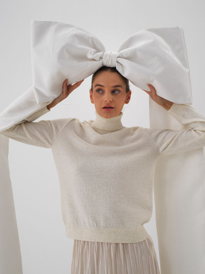 BALIKÇI YAKA YÜNLÜ KAZAK