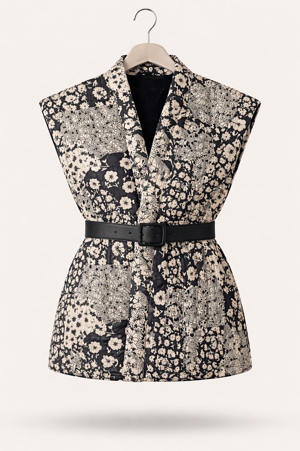 Çiçek Desenli Yelek