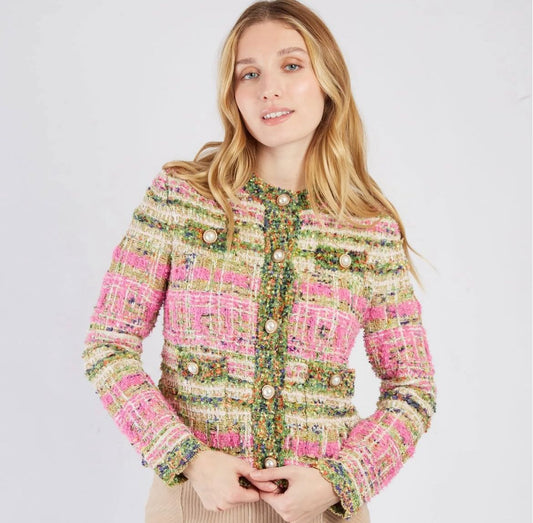 Renkli Tweed Ceket